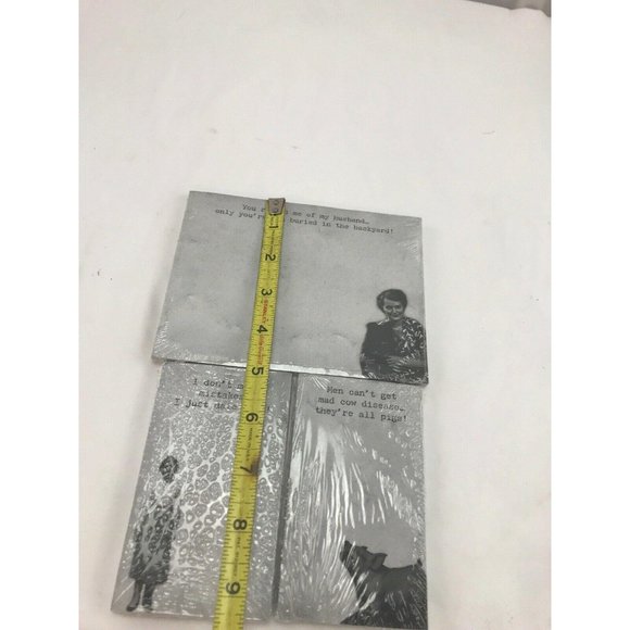 Primitives by Kathy humorous men themed notepads - Picture 2 of 6